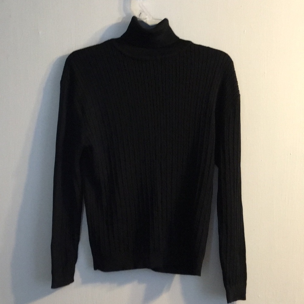 Silk turtleneck